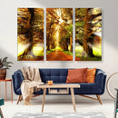Sunshine in Forest and Trees Wall Art Canvas Print by MyGreatCanvas | Canvas Wall Art Prints | Photo Prints & Wall Decor