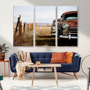 Classic Cars Vintage Wall Art Canvas Print