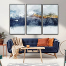 Abstract Mountain Range Art Canvas Print | 3 Panel by MyGreatCanvas | Canvas Wall Art Prints | Photo Prints & Wall Decor