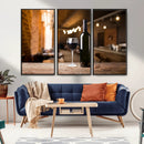 Wine and Bottle Wall Art Canvas Print by MyGreatCanvas | Canvas Wall Art Prints | Photo Prints & Wall Decor