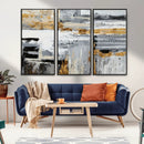 Abstract Painting Canvas Wall Art Print Paint Drip Art Brush