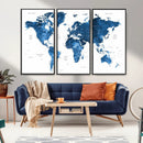 World Map Canvas Print – Framed Detailed Map of the World by MyGreatCanvas | Canvas Wall Art Prints | Photo Prints & Wall Decor