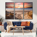 Sunset on the Sea Wall Art Canvas Print by MyGreatCanvas | Canvas Wall Art Prints | Photo Prints & Wall Decor