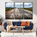 Recovery Road Wall Art Canvas Print