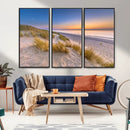 Sunrise On The Beach Wall Art Canvas Print