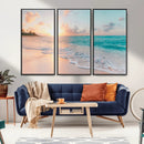 Beach Sunrise Wall Art, Coastal Seascape Canvas Print, Ocean by MyGreatCanvas | Canvas Wall Art Prints | Photo Prints & Wall Decor