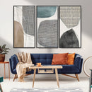 Canvas Print Wall Art Abstract Art Boho, Framed Boho Decor