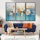 Abstract Flower Wall Art Canvas Print
