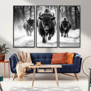 Buffalo Wall Art Canvas Print, Bison Family Wall Art Canvas by MyGreatCanvas | Canvas Wall Art Prints | Photo Prints & Wall Decor