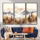 Abstract Mountain Wall Art | Misty Mountain Forest and by MyGreatCanvas | Canvas Wall Art Prints | Photo Prints & Wall Decor