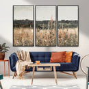 Abstract Wildflower Art Field Landscape Oil Painting Print,