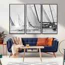 Yacht Sailboat Regatta Canvas Wall Art Canvas Print