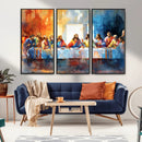 Abstract Watercolor The Last Supper Wall Art by MyGreatCanvas | Canvas Wall Art Prints | Photo Prints & Wall Decor