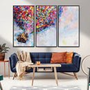 Don't Look Up Movie Canvas Wall Art - Vibrant Floating House