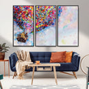 Don't Look Up Movie Canvas Wall Art - Vibrant Floating House