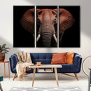 Wild Elephant Wall Art Canvas Print, Africa Savannah Wild by MyGreatCanvas | Canvas Wall Art Prints | Photo Prints & Wall Decor