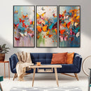 Abstract Butterfly Wall Art Canvas Print