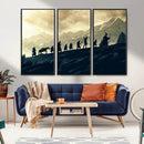 Fellowship Journey Wall Art – Fantasy Adventure Canvas Print by MyGreatCanvas | Canvas Wall Art Prints | Photo Prints & Wall Decor