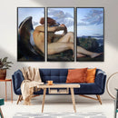 Fallen Angel Wall Art Canvas Print – Classic Art, Framed,