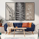 Minimalist Botanical Wall Art Canvas Print, Framed and Ready
