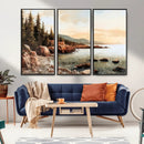 Serene Coastal View of Acadia National Park Wall Art -
