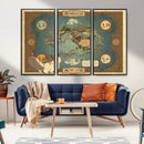 Avatar Wall Art: The Last Airbender Vintage Map - Wall Art