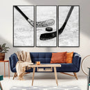 Winter Ice Hockey Sport Canvas Wall Art Print - Hockey Wall by MyGreatCanvas | Canvas Wall Art Prints | Photo Prints & Wall Decor