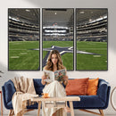 Dallas Cowboys Football Team Print - Arlington AT&T Stadium