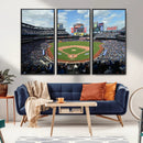 New York Mets Baseball Team Print - Citi Field Stadium Wall