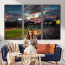 Fenway Park Wall Art Canvas Print | Large Baseball Stadium