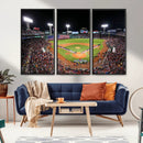 Fenway Park Wall Art Canvas Print | Large Baseball Stadium