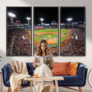 Fenway Park Wall Art Canvas Print | Large Baseball Stadium
