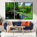 Augusta National Golf Club Wall Art - Panoramic Bridge & by MyGreatCanvas | Canvas Wall Art Prints | Photo Prints & Wall Decor