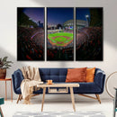 Houston Astros Baseball Print Canvas - Houston Minute Maid