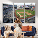 New York Yankees Baseball Team Print - Yankee Stadium Wall