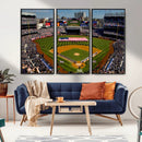 Yankee Stadium New York Wall Art Print | 3-Panel Canvas