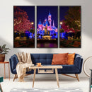 Castle Large Wall Art Disney Magic Kingdom Kids Room Decor -