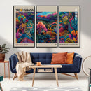 Framed Japanese 1986 Wall Art Print, Yayoi Kusama 1986 Wall