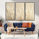 Grass Wall Art Print - Elegant Neutral Decor for Living