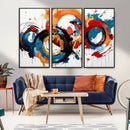 Abstract Wall Art, Rings Wall Art Canvas Print