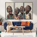 Shai Yossef Print - Joyful Childhood Canvas Wall Art -