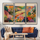 Yayoi Kusama Japanese Art Canvas Print, Abstract Art, Large