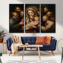 Religious Canvas Wall Art Print - Madonna and Child with by MyGreatCanvas | Canvas Wall Art Prints | Photo Prints & Wall Decor