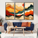 Abstract Mountain Wall Art – Framed Colorful Landscape by MyGreatCanvas | Canvas Wall Art Prints | Photo Prints & Wall Decor