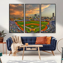 Chicago Wrigley Field Wall Art Canvas Print – Iconic