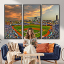 Chicago Wrigley Field Wall Art Canvas Print – Iconic