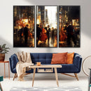 Abstract Jazz Art Wall Art Canvas Print – Colorful Musical