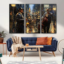 Jazz Canvas Wall Art Print – Abstract African American Music