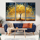 Golden Tree Wall Art – Framed Autumn Leaves Canvas Artwork, by MyGreatCanvas | Canvas Wall Art Prints | Photo Prints & Wall Decor