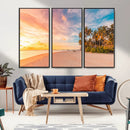 Tropical Beach Wall Art Canvas Print – Framed Palm Trees by MyGreatCanvas | Canvas Wall Art Prints | Photo Prints & Wall Decor